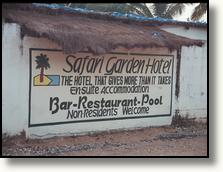 Entrance Safari Garden hotel